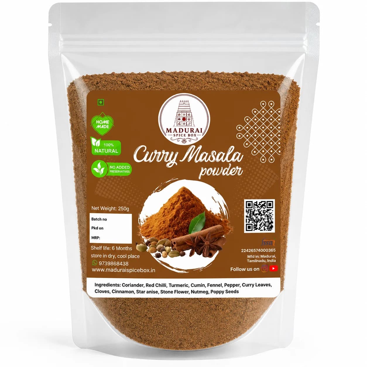 Curry Masala Powder — Spice Powders