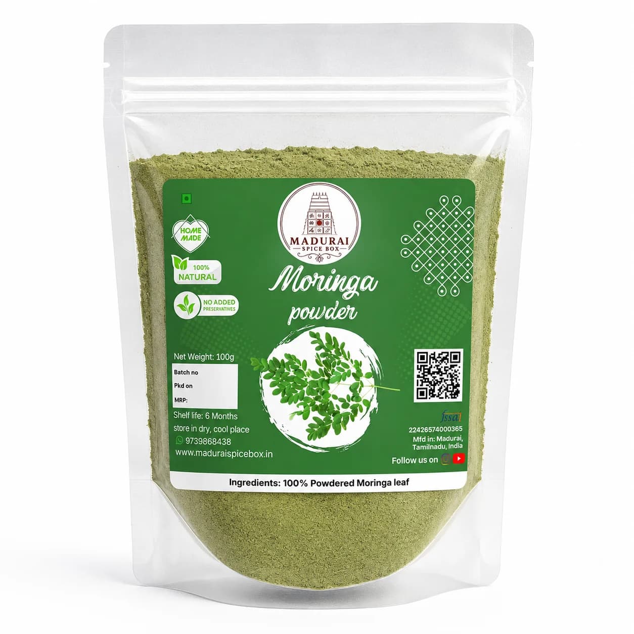 Premium Moringa Powder — Healthy Choice